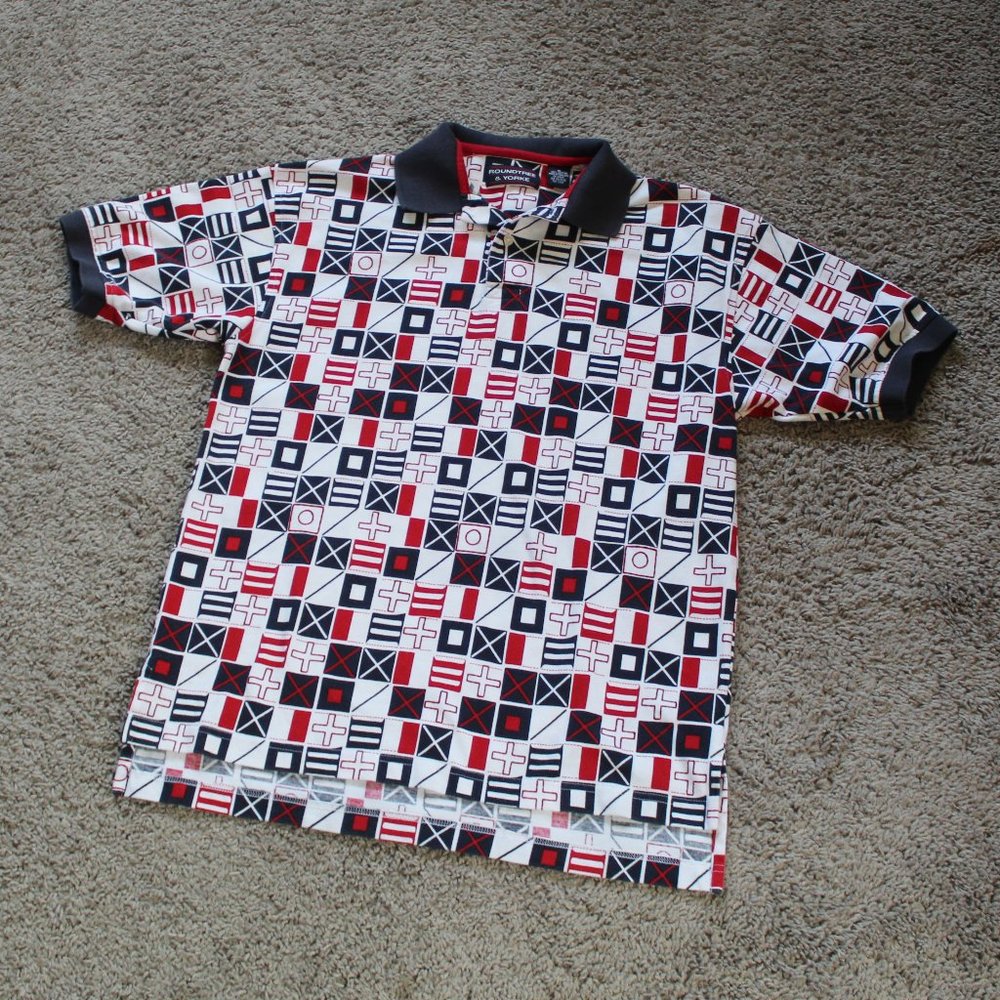 Roundtree & Yorke Polo Shirt Size M